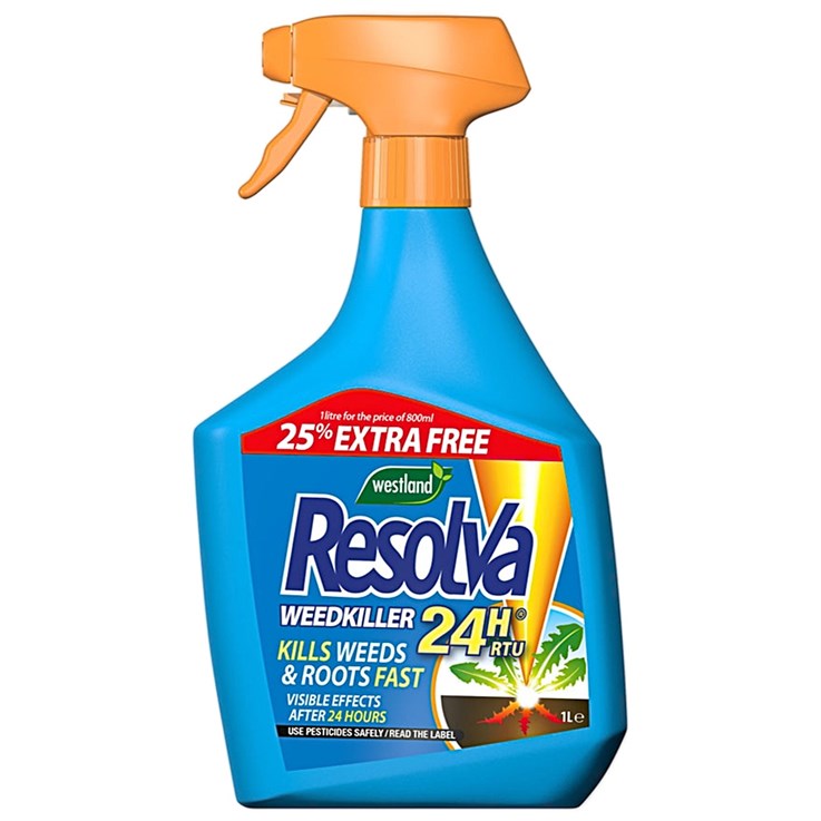 Resolva Weedkiller 24H Ready-To-Use 800ml +25% Extra Free